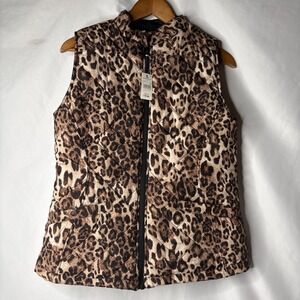 Princess‎ Cruises Women M Reversible Sleeveless Zip Puffer Vest Jacket NEW